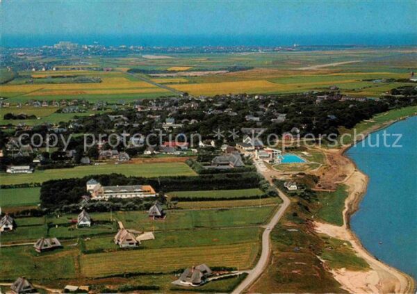 Keitum Sylt Fliegeraufnahme mit Westerland