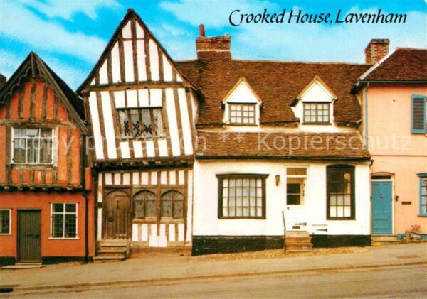 Lavenham Crooked House Altstadt Schiefes-Haus