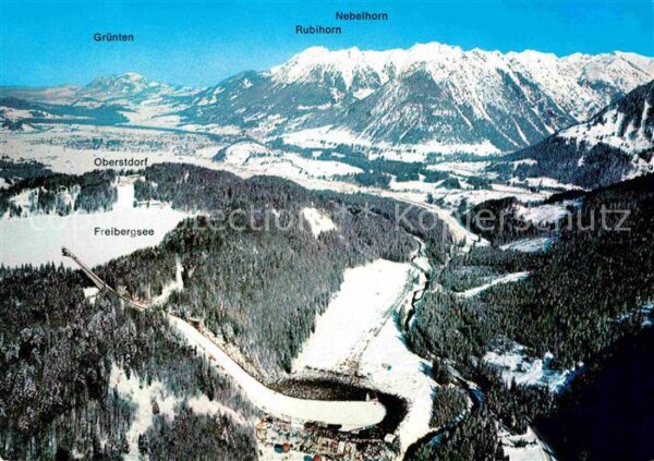 Oberstdorf Fliegeraufnahme Heini-Klopfer-Skiflugsc