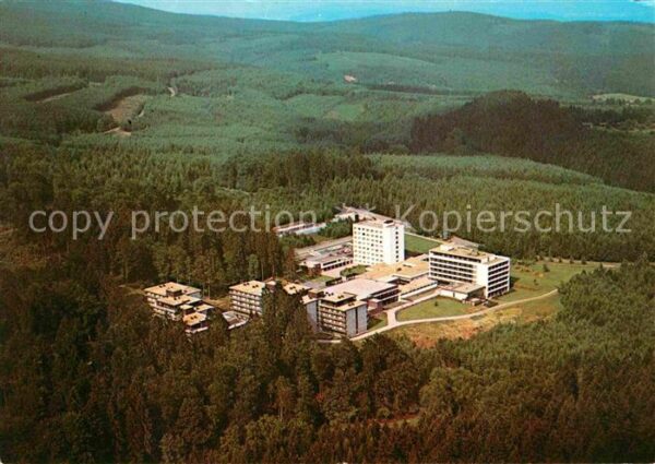 Weiskirchen Schwarzwald Fliegeraufnahme Hochwald-Sanatorium Kne