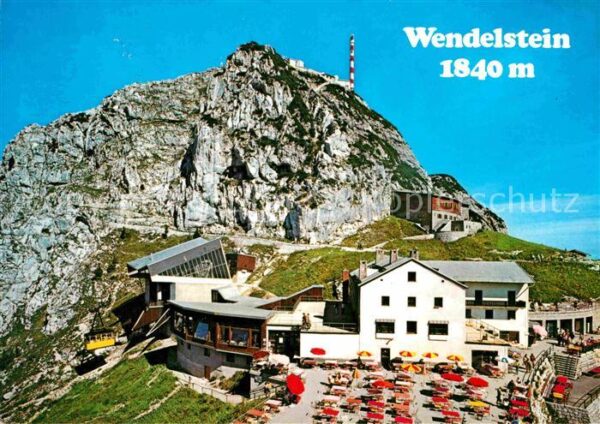 Wendelsteinhaus Wendelsteingipfel mit Seilbahn
