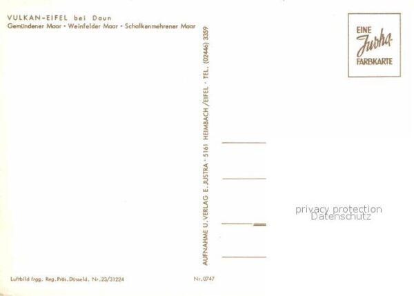 Daun Eifel Fliegeraufnahme Vulkan Eifel Gemündener – Bild 2