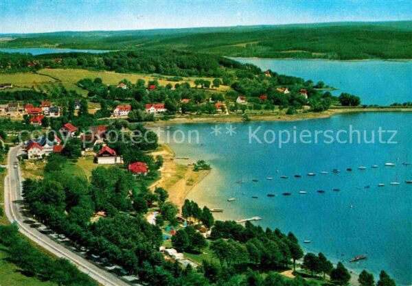 Moehnesee Delecke Fliegeraufnahme Strandbad Campi