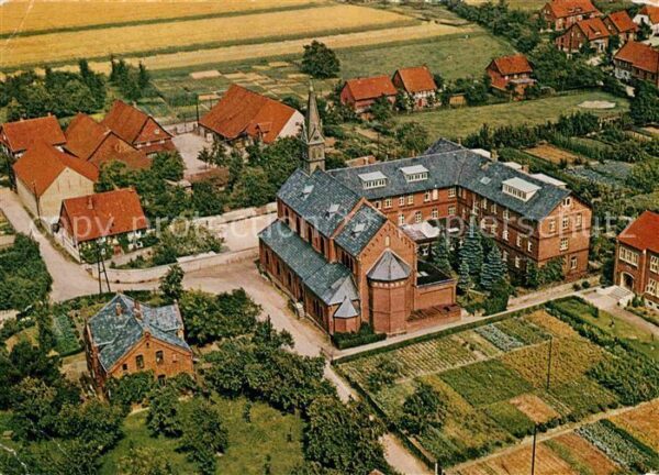 Ottbergen Hildesheim Fliegeraufnahme Franziskanerkloster mit