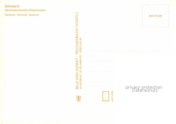 Schwerin Mecklenburg Mecklenburgisches Staatstheater – Bild 2