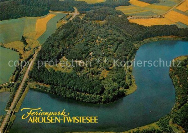 Arolsen Bad Fliegeraufnahme Ferienpark Twistesee