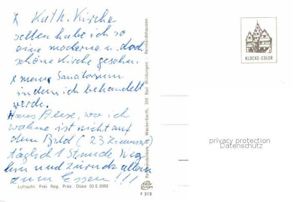 Bad Wildungen Reinhardshausen Fliegeraufnahme Sanator – Bild 2