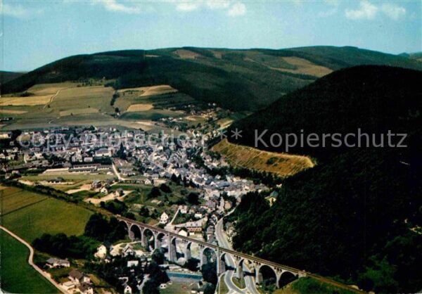 Willingen Sauerland Fliegeraufnahme im Naturpark Diemelsee