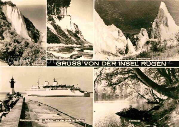 Insel Ruegen Königstuhl Granitzer Ort Teufelsfelsen