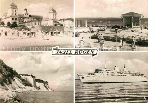Binz Ruegen Kurhaus Musikpavillon Kreidefelsen Fähr