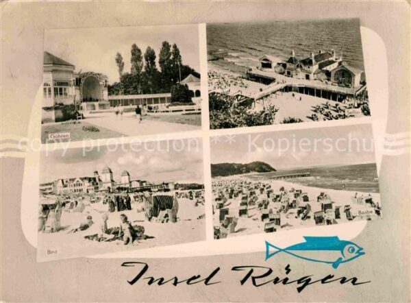 Binz Ruegen Göhren Sellin Seebrücke Baabe