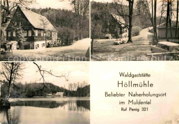 Penig Waldgaststätte Höllmühle im Muldental