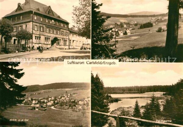 Carlsfeld Erzgebirge Gasthaus zum Grünen Baum Auersberg Tals