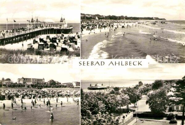 Ahlbeck Ostseebad Strand Seebrücke