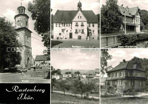 Rastenberg Rathaus Jugendherberge Kirche Kulturhau