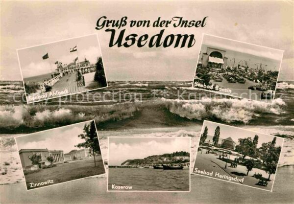 Usedom Ahlbeck Seebrücke Bansin Heringsdorf Ko