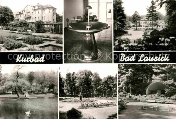 Bad Lausick Kurbad Trinkhalle Kurmittelhaus Schwane