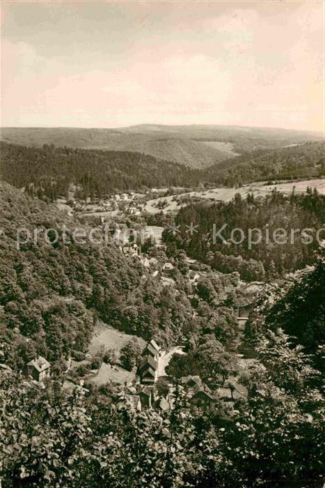 Altenbrak Harz Blick von der Schöneburg