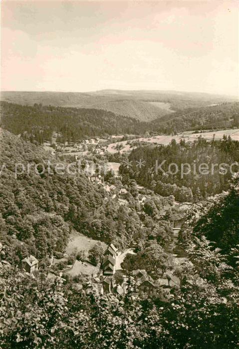 Altenbrak Harz Blick von der Schöneburg