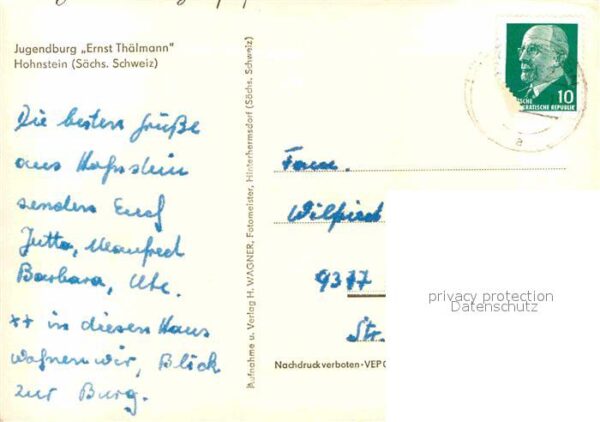 Hohnstein Saechsische Schweiz Jugendburg Ernst Thälmann – Bild 2