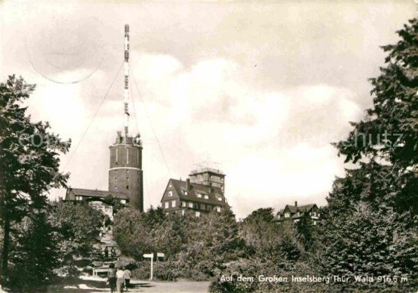 Grosser Inselsberg Mit Sendetürmen