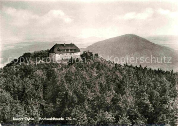 Oybin Hochwaldbaude Fliegeraufnahme