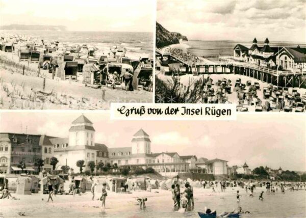 Goehren Ruegen Strand Seebrücke