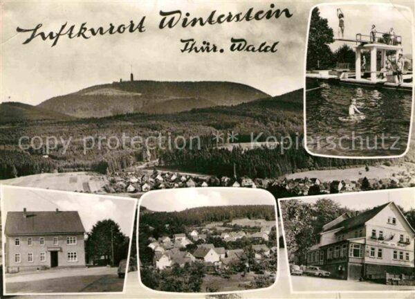 Winterstein Emsetal Strandbad Fliegeraufnahme Sendeturm