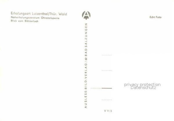 Luisenthal Ohrtalsperre Blick vom Böhlerbach – Bild 2