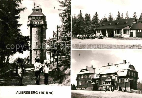 Auersberg Wildenthal Aussichtsturm Berghotel Auersberg Wismu
