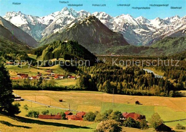 Thalhofen Allgaeu Bad Au Burg Schöllang Oberstdorf