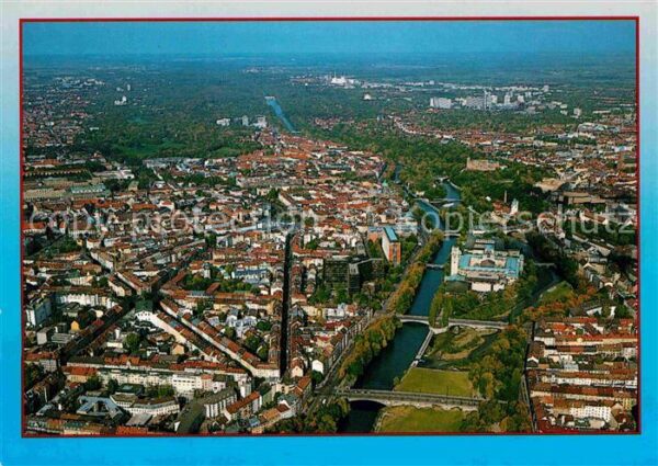 Muenchen Fliegeraufnahme