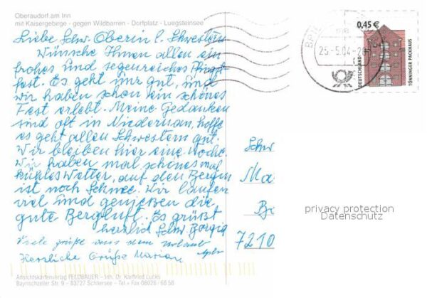 Oberaudorf mit Kaisergebirge gegen Wildbarren Dorf – Bild 2