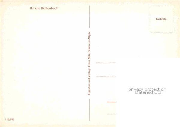 Rottenbuch Oberbayern Kirche innen – Bild 2