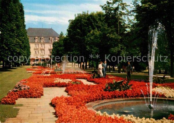 Bad Pyrmont Fontänenallee Kurpark