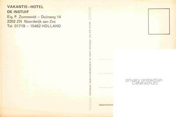 Noordwijk aan Zee  Vakantie-Hotel De Instuif – Bild 2