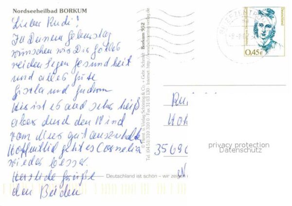 Borkum Fliegeraufnahme Strand Leuchtturm Kurha – Bild 2