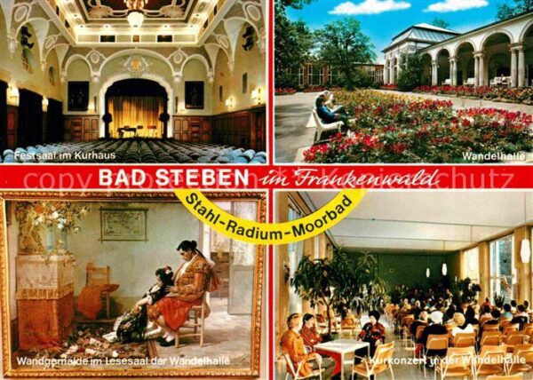 Bad Steben Festsaal im Kurhaus Wandelhalle Wandgem