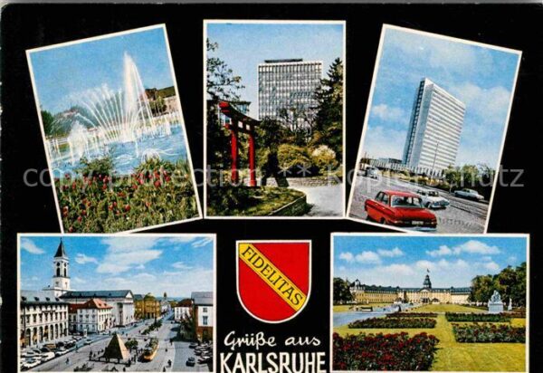 Karlsruhe Baden Ortspartien Schloß