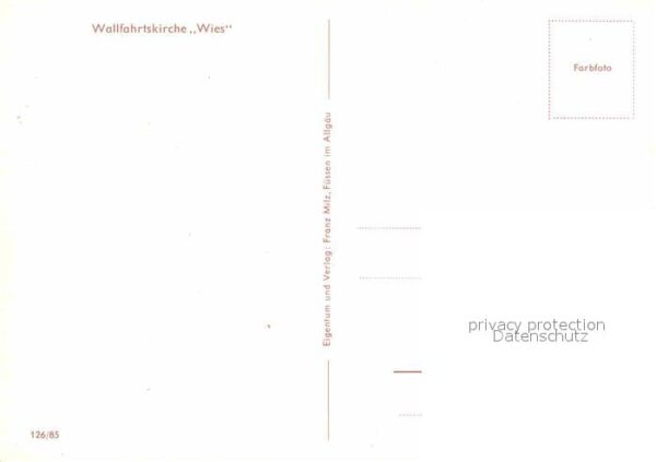 Wies Allgaeu Wallfahrtskirche – Bild 2