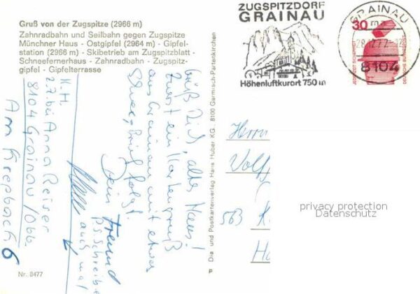 Zugspitze Zahnradbahn Seilbahn Münchner-Haus Ostg – Bild 2