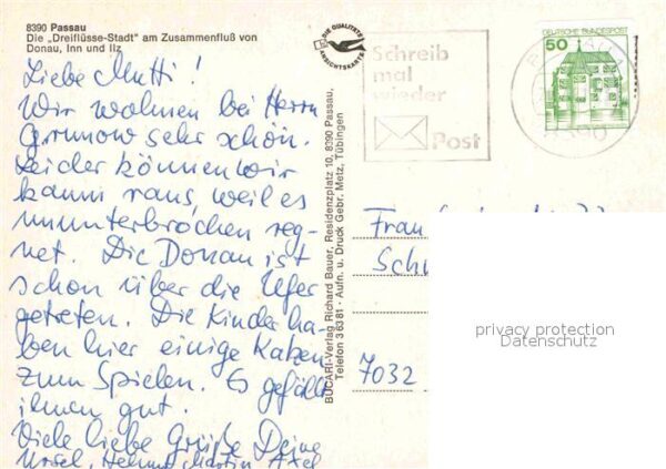 Passau Schaiblingsturm Donau Rathaus Schrottga – Bild 2