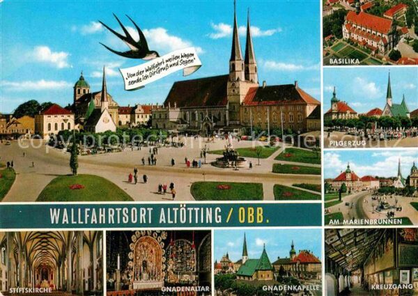 Altoetting Stiftskirche Basilika Pilgerzug Marienb