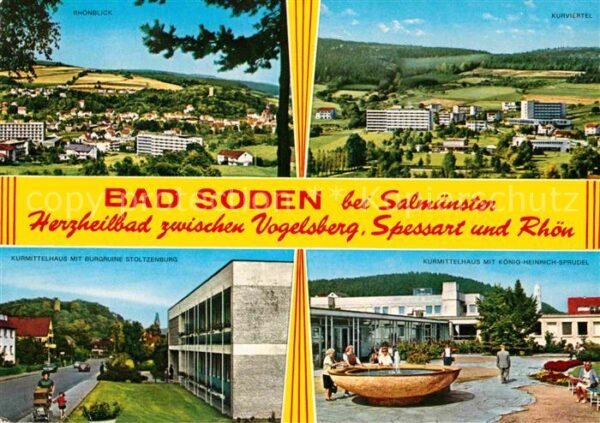 Bad Soden-Salmuenster Herzheilbad Rhönblick Kurviertel Kurmit