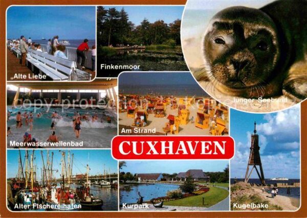 Cuxhaven Nordseebad Alte Liebe Finkenmoor Strand Kurpark Ku