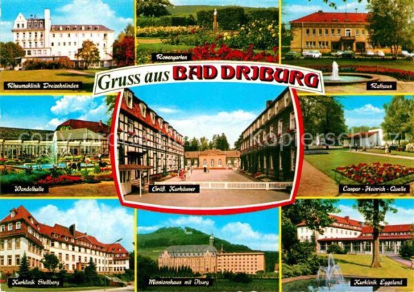 Bad Driburg Rathaus Rheumaklinik Dreizehnlinden Wan