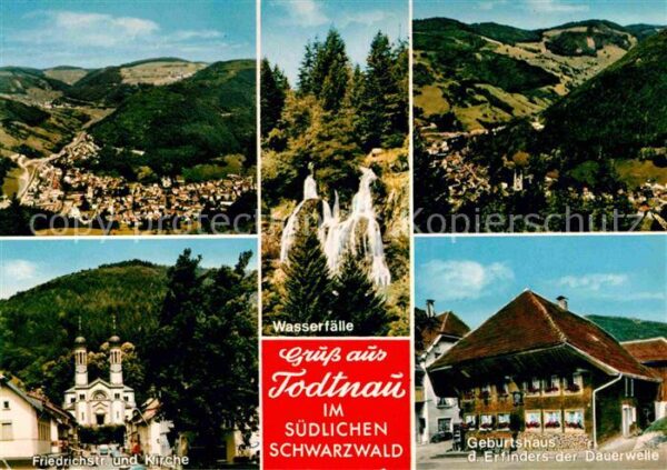 Todtnau Wasserfälle Fliegeraufnahme Friedrichst