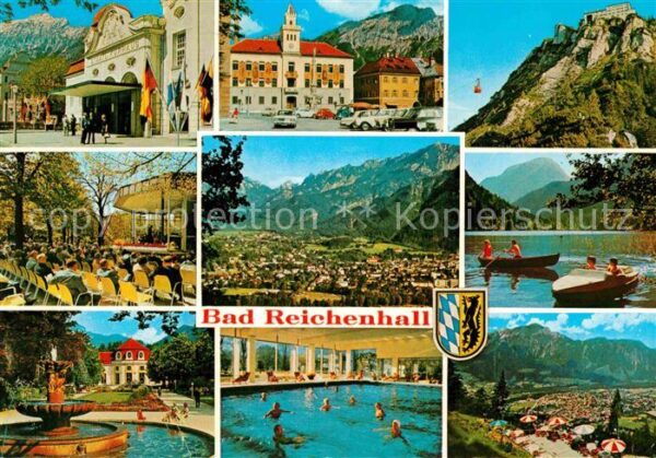 Bad Reichenhall Kurhaus Rathausplatz Predigtstuhl Thums