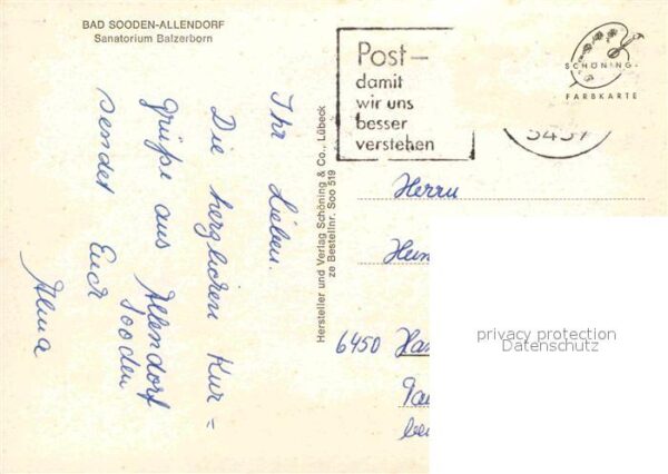 Bad Sooden-Allendorf Sanatorium Balzerborn – Bild 2