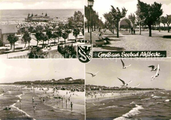 Ahlbeck Ostseebad Strand Seebrücke